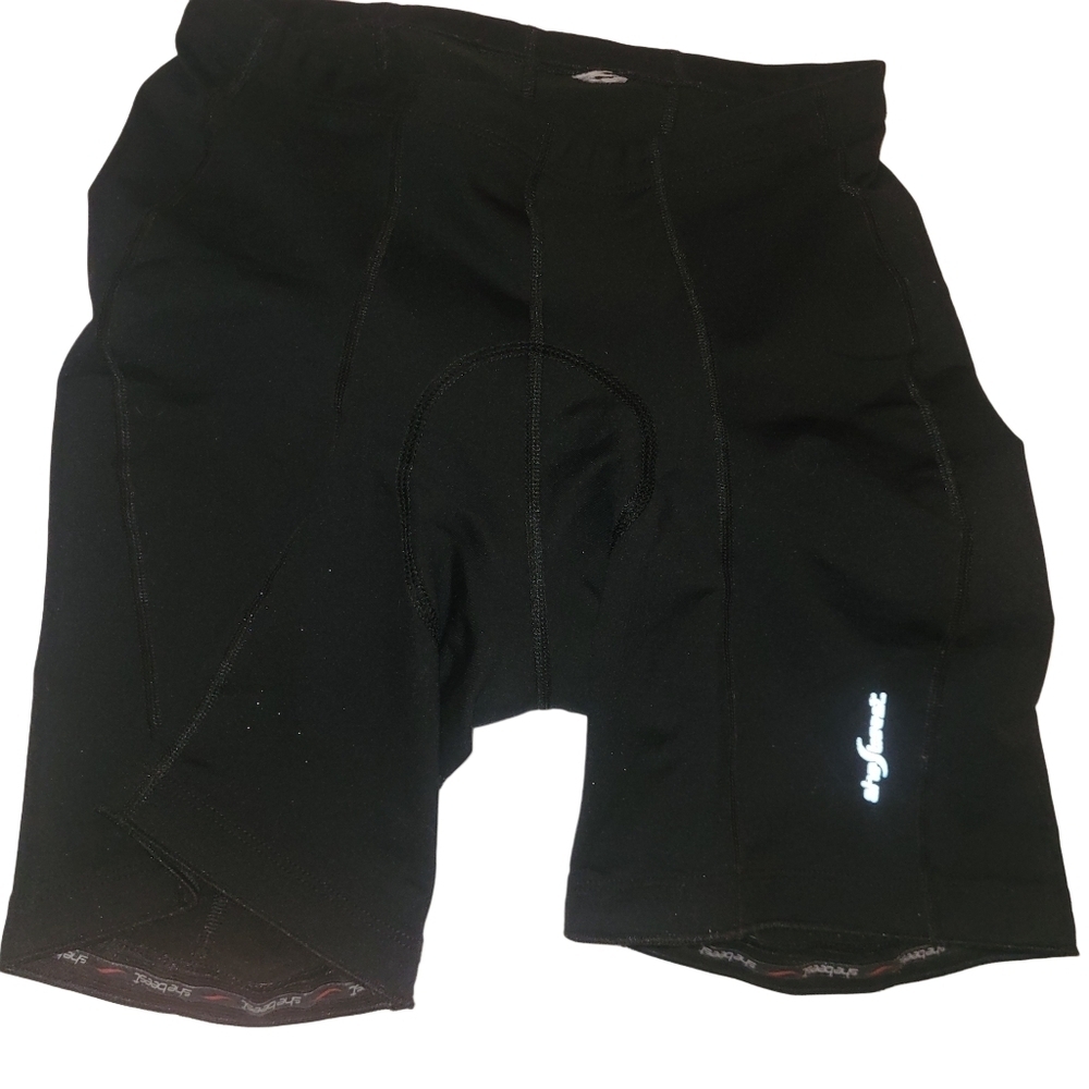 She Beest Black Padded Cycling Shorts L